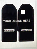 Talaria X3, MX3, MX4, MX5 fork guard decals scroll down to see the customization text box
