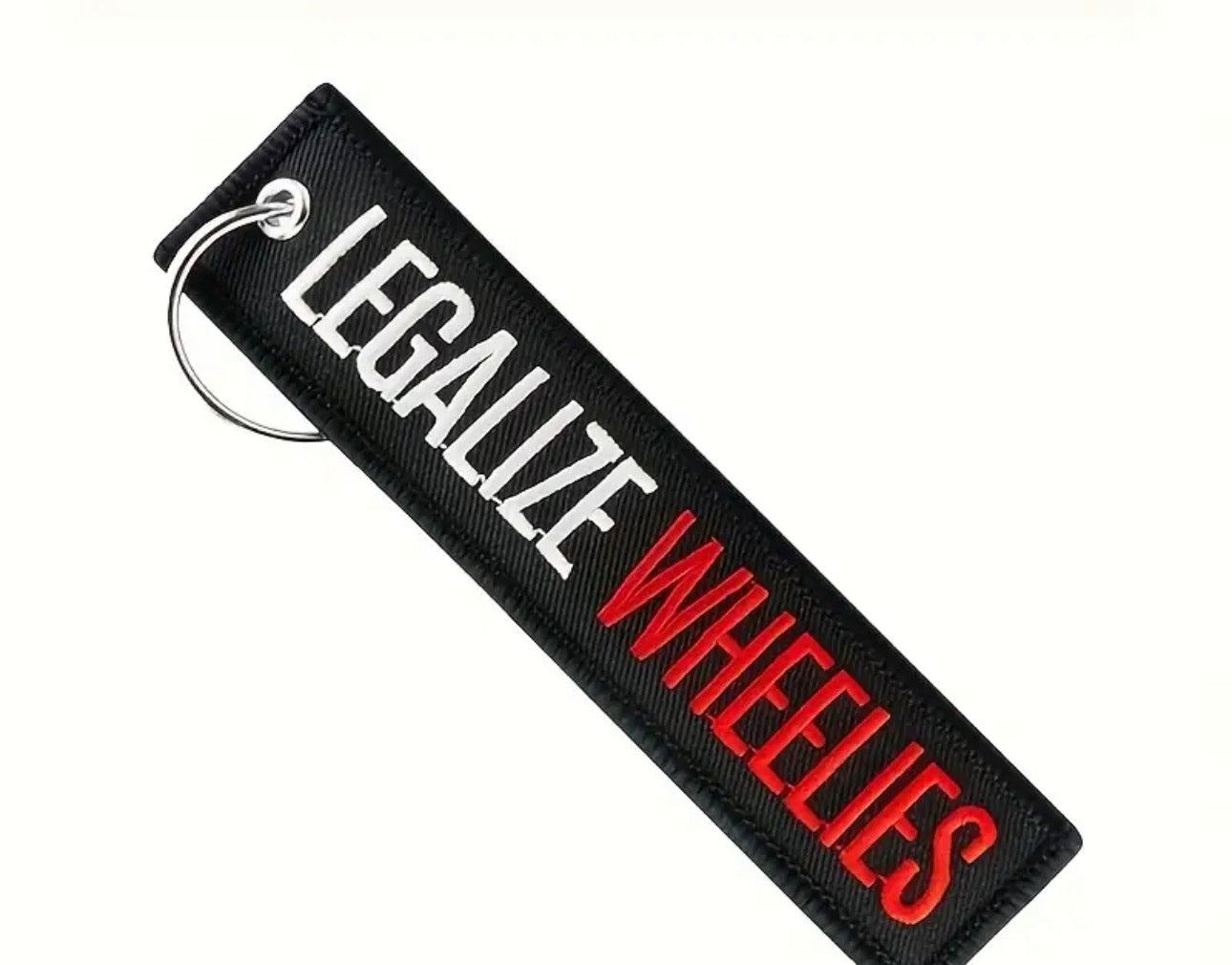 legalize wheelies keychain